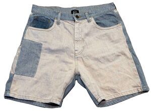 VTG Alexander McQueen Patchwork Denim Shorts Women’s Size 26